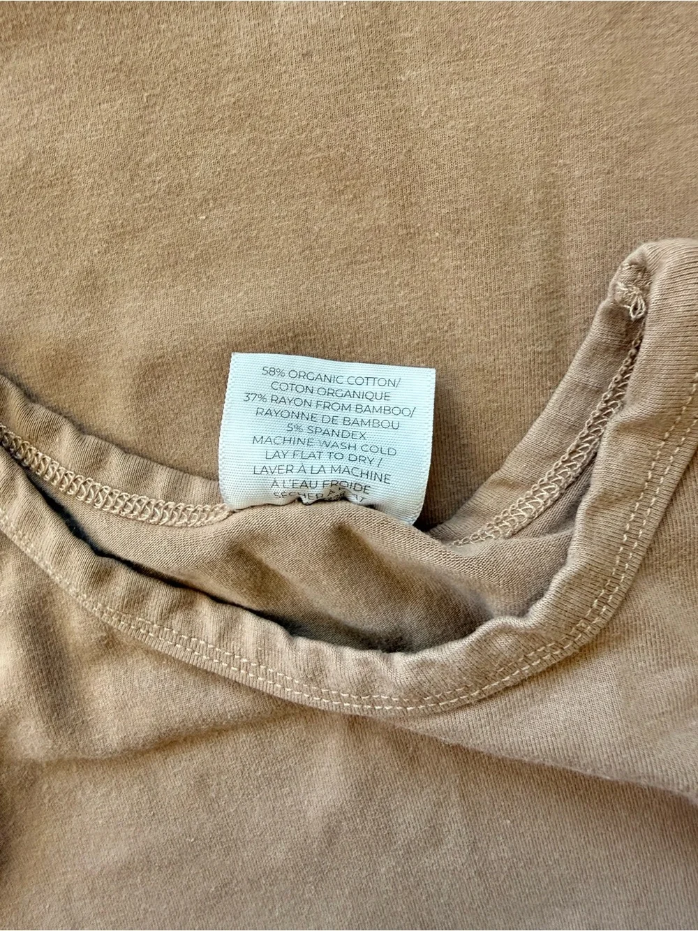 Jax & Lennon co warm taupe tshirt